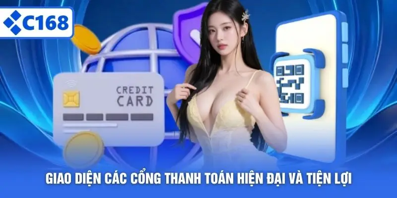 Giao diện các cổng thanh toán hiện đại và tiện lợi